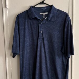 Greg Norman Men's Navy Blue Golf Polo